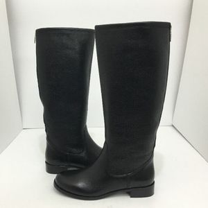 La Canadienne Black Leather Waterproof Tall Boots